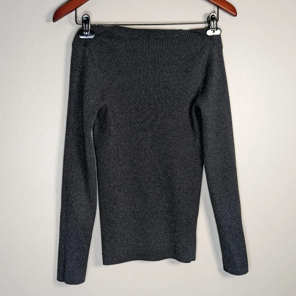 Eddie Bauer Sweater Gray sz S - Picture 2 of 6